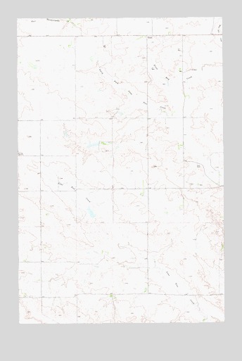 Girard, MT USGS Topographic Map