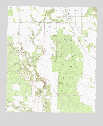 Girard, TX USGS Topographic Map