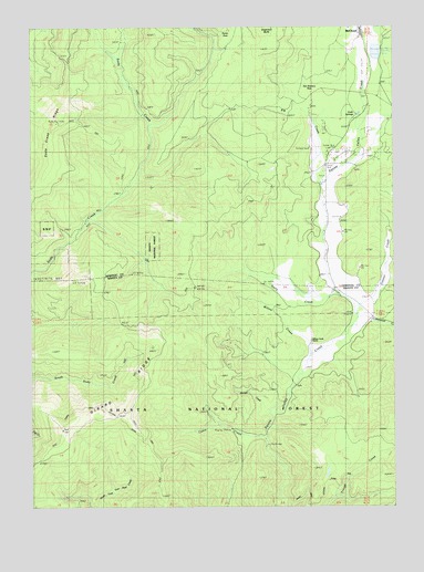 Girard Ridge, CA USGS Topographic Map