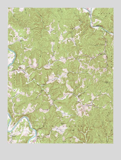 Girta, WV USGS Topographic Map