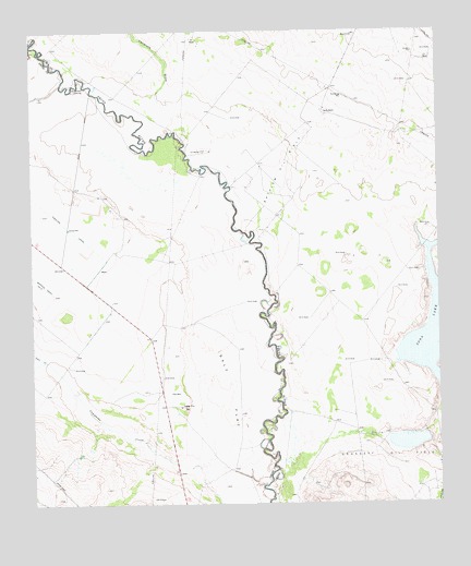 Girvin NW, TX USGS Topographic Map