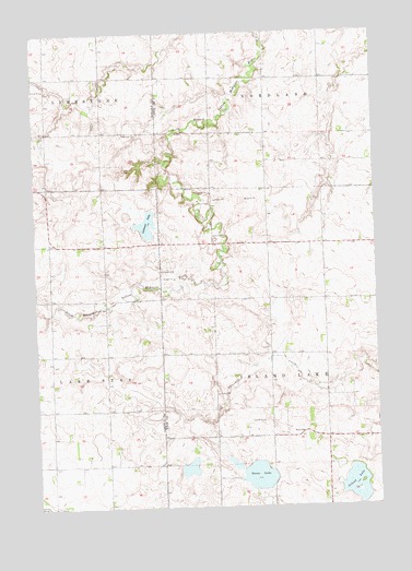 Gislason Lake, MN USGS Topographic Map
