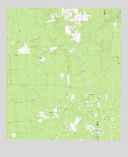 Gist, TX USGS Topographic Map