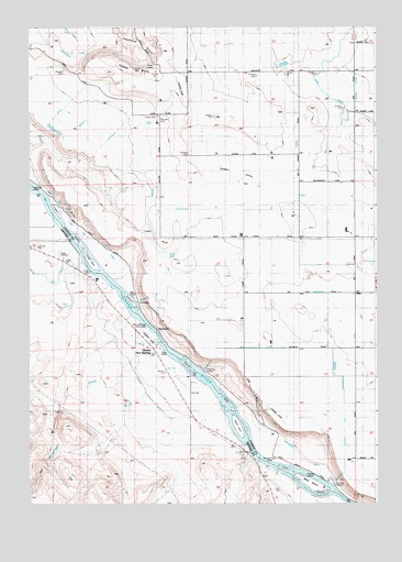 Givens Hot Springs, ID USGS Topographic Map