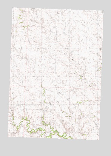 Glad Valley SE, SD USGS Topographic Map