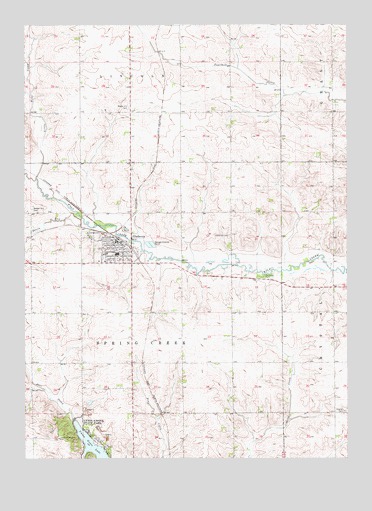 Gladbrook, IA USGS Topographic Map