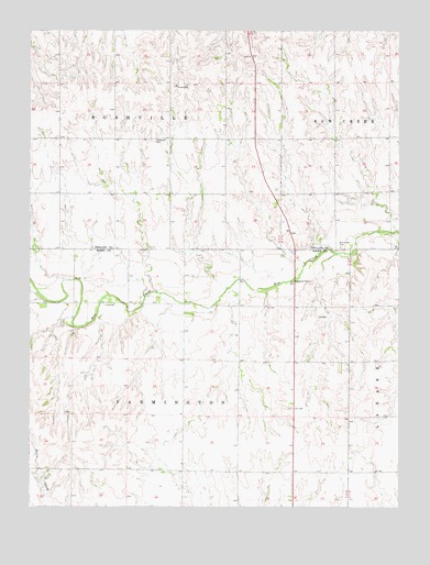 Glade SE, KS USGS Topographic Map
