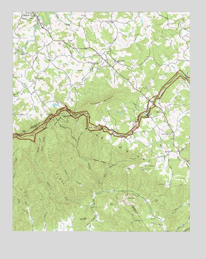Glade Valley, NC USGS Topographic Map