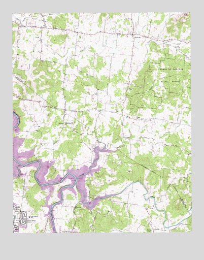 Gladeville, TN USGS Topographic Map