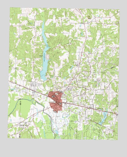 Gladewater, TX USGS Topographic Map