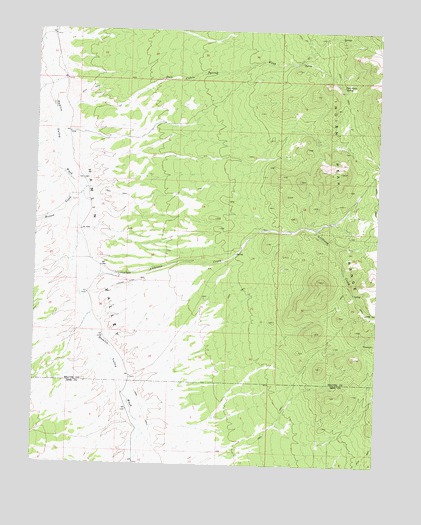 Atchison Creek, UT USGS Topographic Map