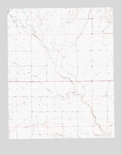 Gladstone, NM USGS Topographic Map