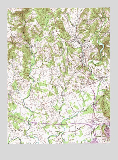 Gladstone, NJ USGS Topographic Map