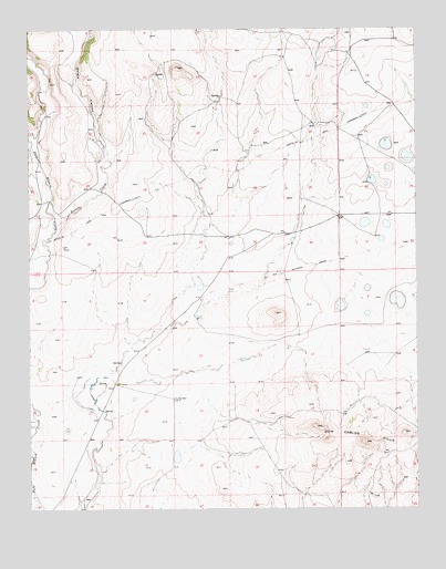 Gladstone NW, NM USGS Topographic Map