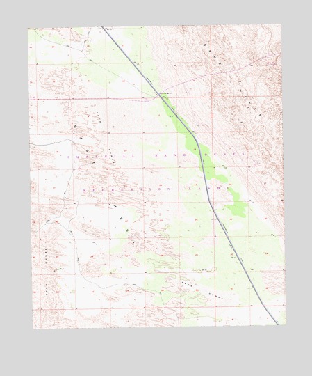 Glamis NW, CA USGS Topographic Map