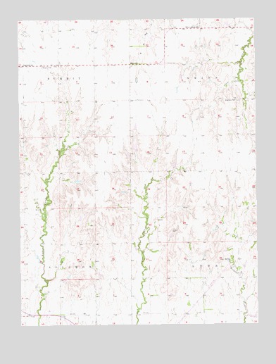 Glasco NE, KS USGS Topographic Map
