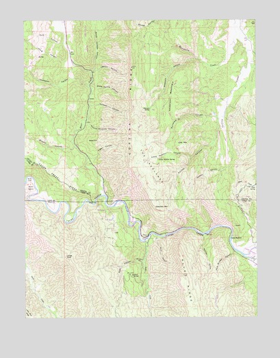 Glascock Mountain, CA USGS Topographic Map