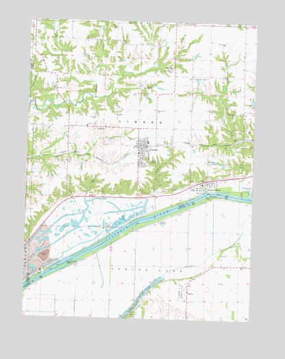 Glasford, IL USGS Topographic Map