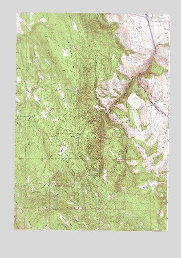 Glass Hill, OR USGS Topographic Map