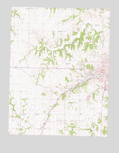 Atchison West, KS USGS Topographic Map