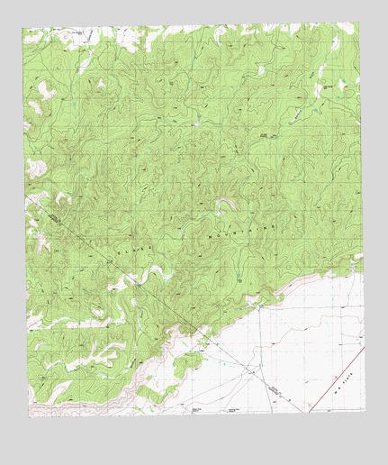 Glass Mountain Ranch, TX USGS Topographic Map