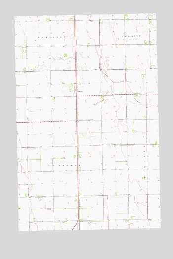 Glasston, ND USGS Topographic Map