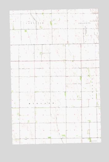 Glasston NE, ND USGS Topographic Map