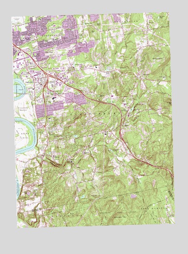 Glastonbury, CT USGS Topographic Map