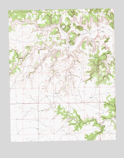 Atencio, NM USGS Topographic Map