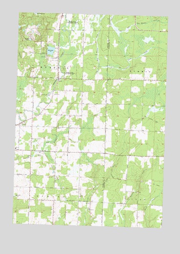 Gleason, WI USGS Topographic Map