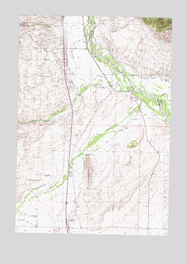 Glen, MT USGS Topographic Map