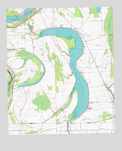 Glen Allan, MS USGS Topographic Map