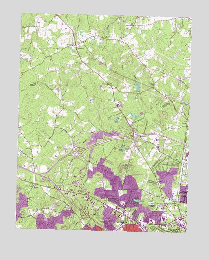 Glen Allen, VA USGS Topographic Map