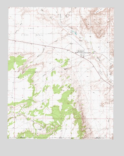 Big Water, UT USGS Topographic Map