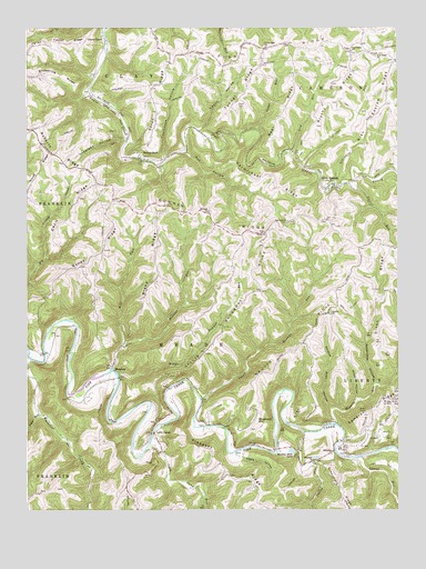 Glen Easton, WV USGS Topographic Map