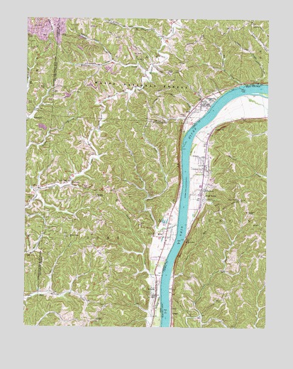 Athalia, OH USGS Topographic Map