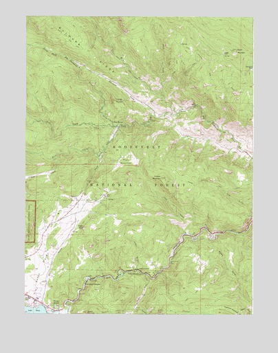 Glen Haven, CO USGS Topographic Map