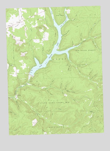 Glen Hazel, PA USGS Topographic Map