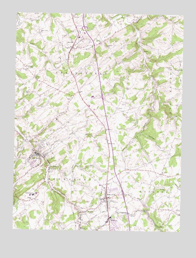 Glen Rock, PA USGS Topographic Map