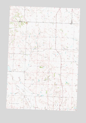 Glen Ullin NE, ND USGS Topographic Map
