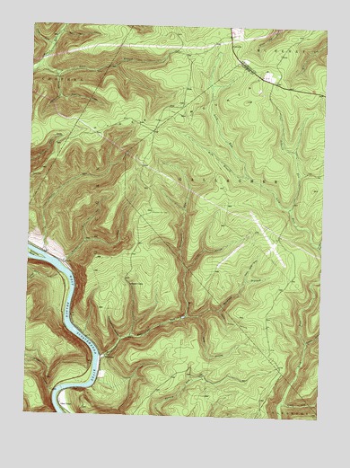 Glen Union, PA USGS Topographic Map