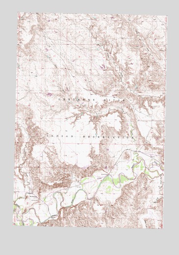 Glencross SE, SD USGS Topographic Map