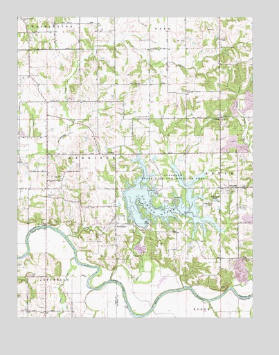 Glendale, IN USGS Topographic Map