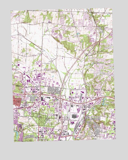 Glendale, OH USGS Topographic Map