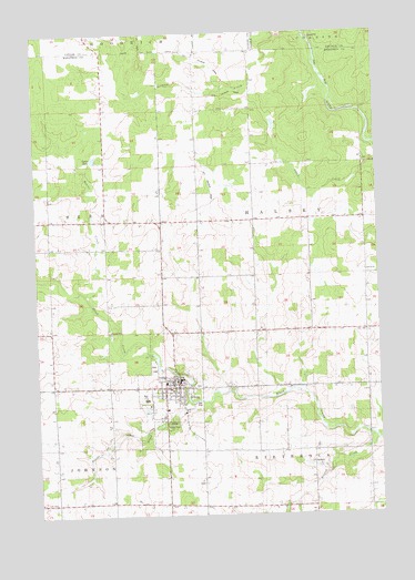 Athens, WI USGS Topographic Map