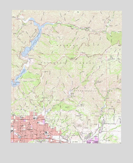 Glendora, CA USGS Topographic Map