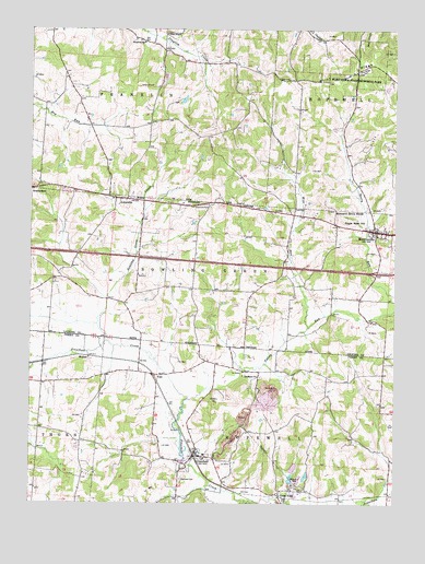 Glenford, OH USGS Topographic Map