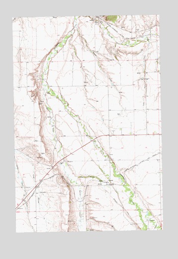 Glengarry, MT USGS Topographic Map