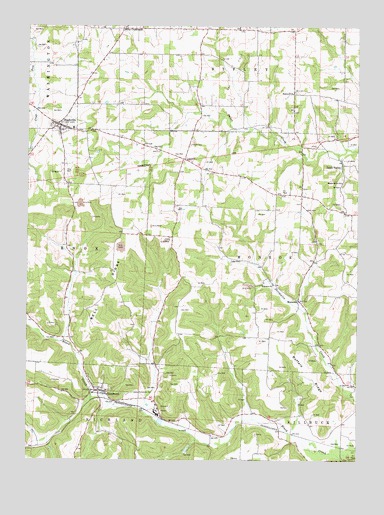 Glenmont, OH USGS Topographic Map