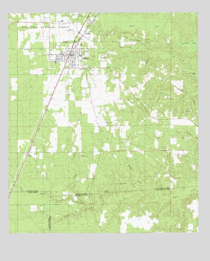 Glenmora, LA USGS Topographic Map